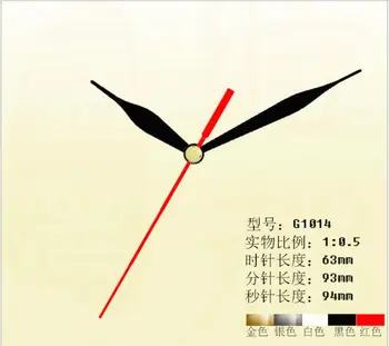 100 комплектов деталей часового механизма Инструменты со стрелками треугольной формы только высококачественные наборы часов