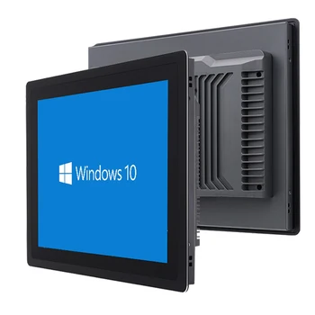 19-дюймовый встроенный универсальный планшетный компьютер с яркостью до 500 пикселей, промышленный компьютер с емкостным сенсорным экраном Core i3 для Win10 Pro