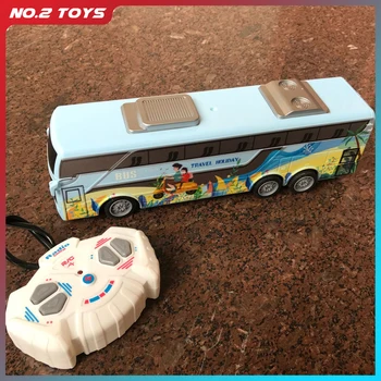 2,4 ГГц Пульт дистанционного управления автомобилем Мороженое RV Автобус 1: 32 Электрическая модель автобуса 4CH Радиоуправляемые игрушки для мальчиков Коллекция подарков на день рождения