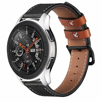 20 мм часы correa Совместимы с Galaxy Watch 42 мм/Active 2/Gear S2/Huawei watch 2/Amazfit bip Ремешок для часов Кожаный браслет ремень