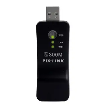 300 Мбит/с Мини USB WiFi Адаптер WiFi Сетевая карта Беспроводной USB адаптер Высокоэффективный беспроводной сетевой адаптер для настольного ноутбука