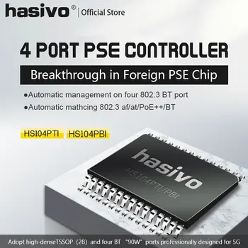 4-портовый PoE-контроллер PSE с чипом Автоматического управления с 4-портовой обработкой 802.3 802af/at/poe ++/BT
