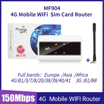 4G Мобильный маршрутизатор Карманный WiFi USB-Модем 4G SIM-карта 2100 мАч Портативный Беспроводной Маршрутизатор 150 Мбит/с Точка доступа Антенна Азия/Версия ЕС