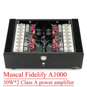 50 Вт * 2 Эталонный Усилитель мощности музыкальной точности A1000 класса A На транзисторе MJ15024 25 High Power HIFI Усилитель звука