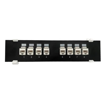 8 портов для Cat 6 Сетевой модуль UTP без инструментов, коммутационная панель, Сетевой кабель RJ45, разъем-адаптер, Распределительный Fram Ethernet