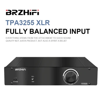 BREEZE Audio TPA3255 XLR Усилитель звука с полностью сбалансированным входом и выходом 300 Вт * 2 Аудиофильский Цифровой усилитель Hi-Fi Стерео Усилитель