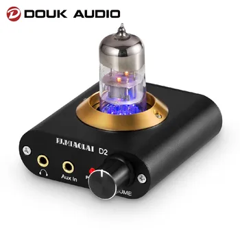 Douk Audio Ультракомпактный ламповый усилитель для наушников с вакуумным клапаном, стерео предусилитель для домашней настольной аудиосистемы