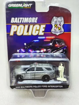 GreenLight 1/64 2020 Ford Detective BALTIMORE POLICE Коллекционное издание Металлическая Литая под давлением модель Гоночного автомобиля Детские игрушки в подарок