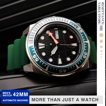 PARNSRPE – роскошные мужские часы с сапфировым зеркалом, водонепроницаемый винт, калибр NH36A, автоматические механические часы, подходящие для моды