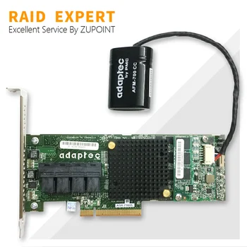 RAID-контроллер ZUPOINT Adaptec ASR-71605 16 Портов 2274400-R SAS Sata Raid-карта AFM-700 Кэш 1 ГБ PCI E RAID Expander и BBU
