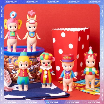 Sonny Angel Blind Box Серия Circus Милые Мини-Хипперы Мультяшные Фигурки Kawaii Guess Bag Таинственные Коробки Куклы Детские Игрушки Подарки