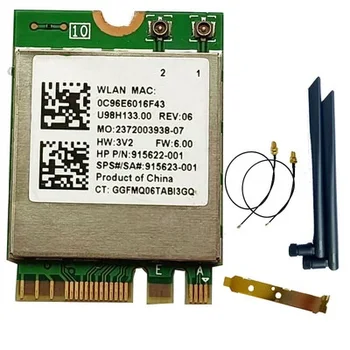 Беспроводная Сетевая карта RTL8822BE WIFI Bluetooth 4,2 Двухдиапазонная Беспроводная карта 433 М для HP 915622-001 915623-001