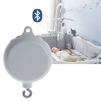 Вращающаяся детская Мобильная Кроватка-колокольчик на 35 Песен USB Bluetooth Музыкальная Шкатулка-Колокольчик Электрическая Детская игрушка