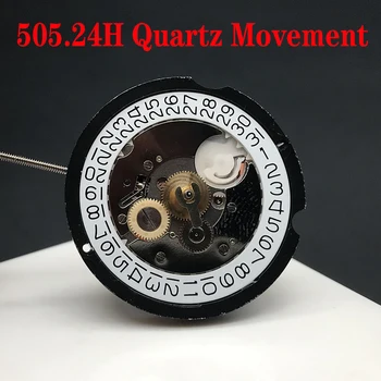 Высокоточные кварцевые часы хронометража 505,24 Ч, Позиционный кварцевый механизм, часы с одним календарем, замена часового механизма