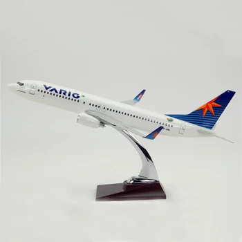 Имитация самолета Boeing B737-800 Embraer в масштабе 1:: 200, подарочное украшение из полимерного материала, готовая модель, украшение рабочего стола