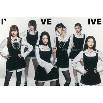 Корейская женская группа Ive iam Same Jazz Dance, Корейский танцевальный костюм для выступлений на сцене, платье для пения kpop