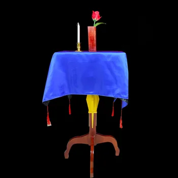 Легкий плавающий столик (деревянная ваза и пластиковый подсвечник) Фокусы, сценические иллюзии фокусника, реквизит для трюков, Магия левитации