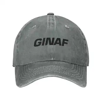 Модная качественная джинсовая кепка с логотипом Ginaf, Вязаная шапка, бейсболка