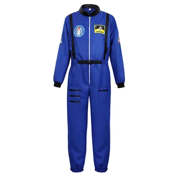 Мужской костюм астронавта, комбинезон Космонавта, Космический комбинезон для Косплея на Хэллоуин
