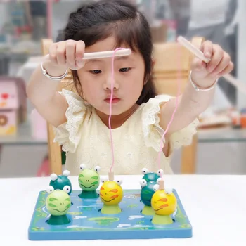 Набор для игры на открытом воздухе с игрушками для рыбалки в раннем детстве и развития интеллекта