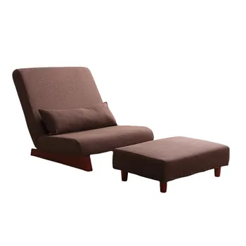 Напольное Раскладное кресло-диван с оттоманкой, кресло для отдыха в японском стиле, стул с редким акцентом для мебели для гостиной