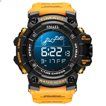 Новые Цифровые часы мужского бренда с большим циферблатом, ударопрочные, с яркой подсветкой сзади, спортивные наручные часы для мужчин 8082 reloj hombre