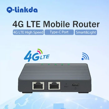 Новый Разблокированный 4G LTE WiFi TypeC Порт 300 Мбит/с Беспроводной Интернет-маршрутизатор Локальной Сети со Слотом для Sim-карты, Модем мобильной точки доступа