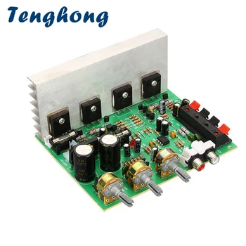 Плата Усилителя мощности звука Tenghong 80 Вт + 80 Вт 2,0-Канальные Стереоусилители Звука Динамик Amplificador Аудио Плата DIY AC15-22V