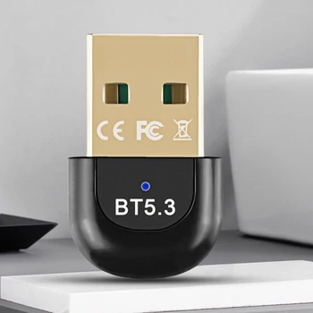 Приемник USB-адаптера Поддерживает систему Windows 7/win8.1/win10/11 для настольных ПК Беспроводная мышь Bluetooth-Совместимый адаптер 5.3