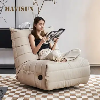 Современная Элегантная мебель для гостиной, Многофункциональное кресло с откидной спинкой, Односпальный диван, Простые кресла для отдыха с ручной или электрической растяжкой