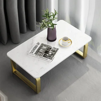 Эркер l журнальный столик мраморный современный минималистичный маленький столик домашние татами креативный настольный светильник роскошный подоконник низкий столик